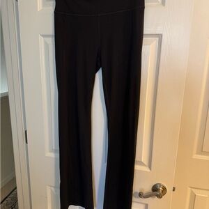 Fabletics Black High-Waisted Flare Yoga Pants